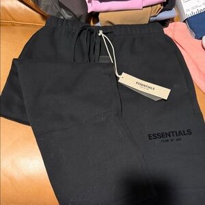 Fear of God Essentials Black Joggers